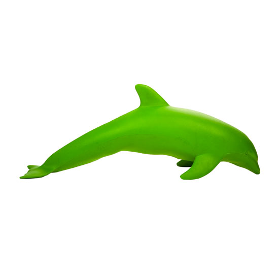 海豚动物雕塑